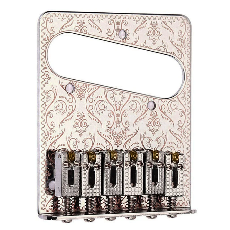 

6 Strings Guitar Saddle Bridge Plate for TL Electric Guitars DIY Replacement Parts