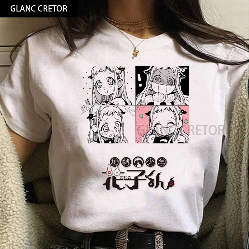 

Toilet Bound Hanako Kun Women T-Shirts Casual Harajuku Print Tops Tees Summer T Shirt Japan Anime T Shirt Women Clothing