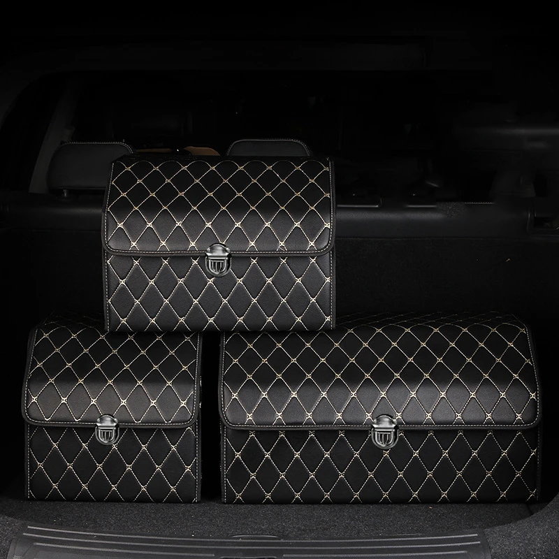 Высококачественный органайзер для багажника из искусственной кожи складной