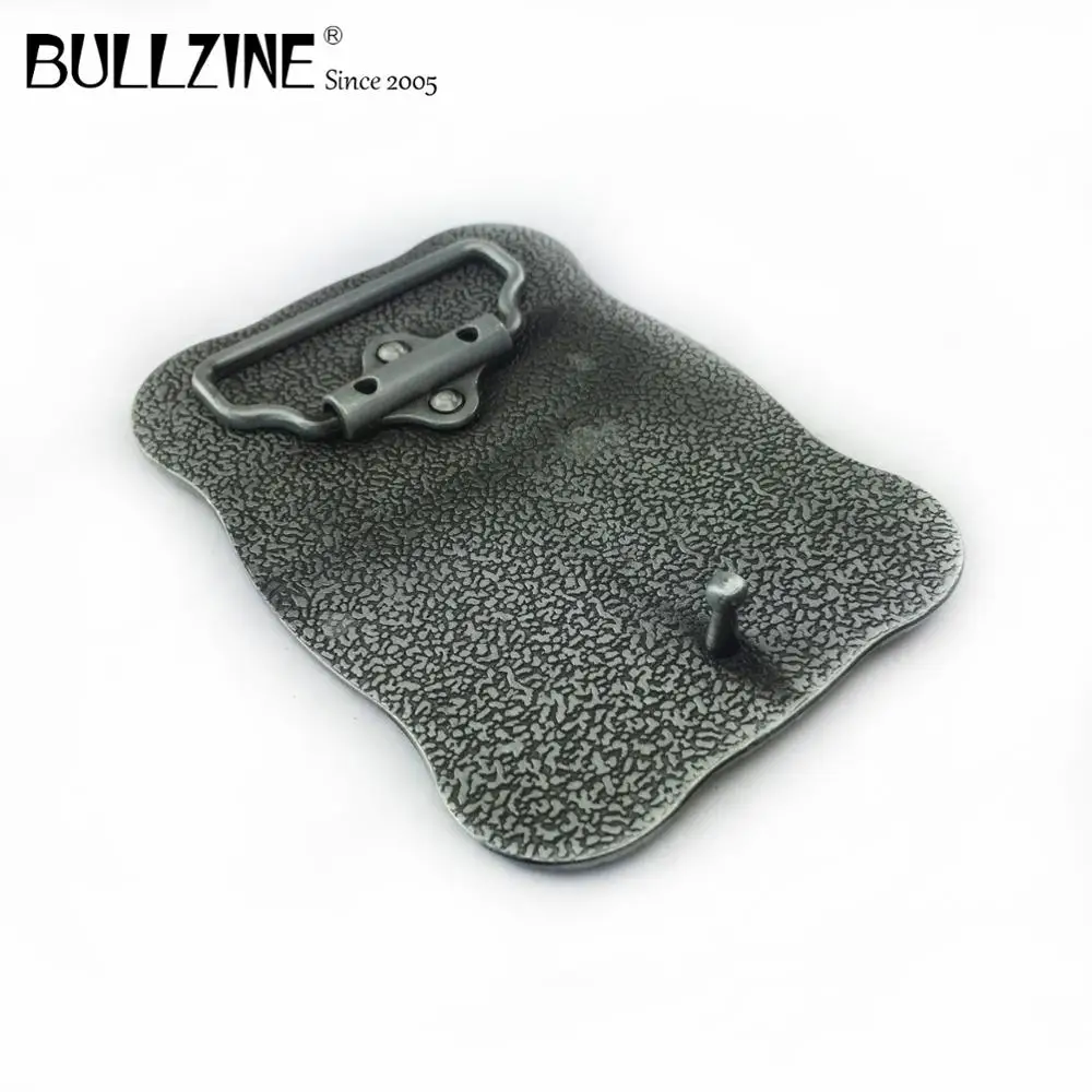 Пряжка для ремня Bullzine Cowboy up с Оловянным покрытием FP-02961 подходит шириной 4 см | Дом