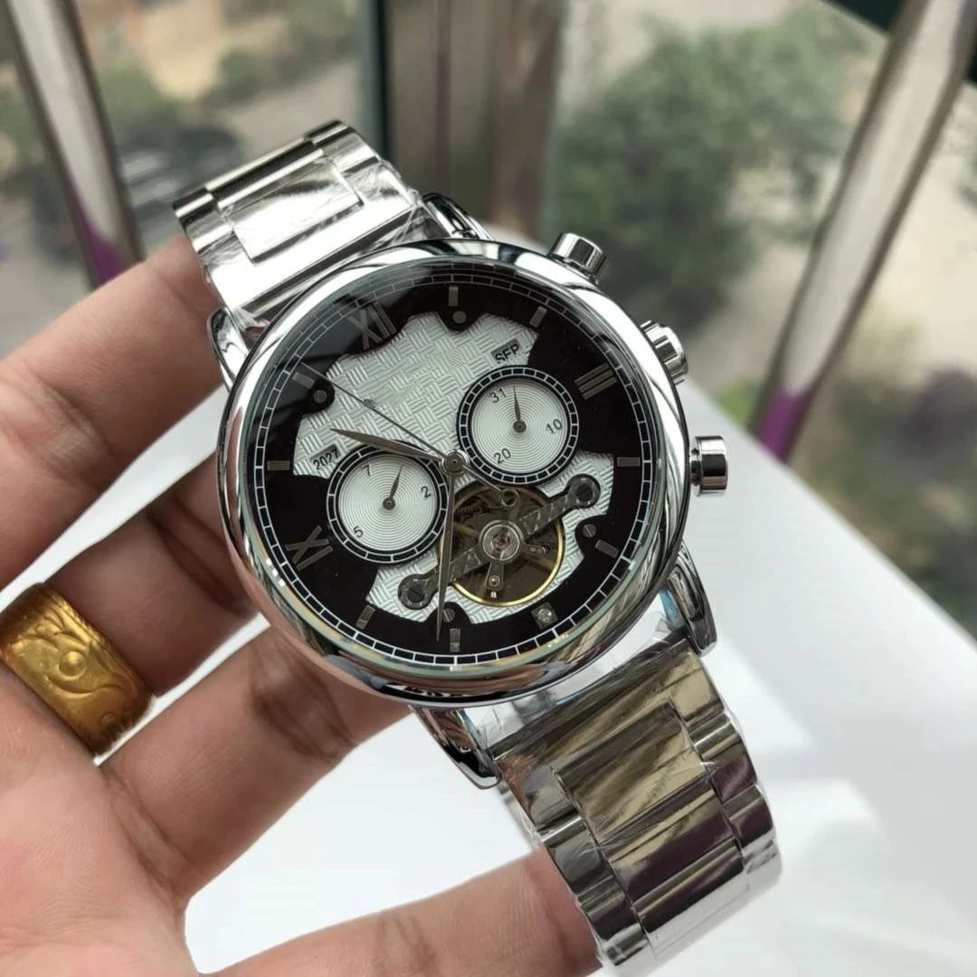 

Men watches Top Brand Luxury Watch Men tonneau Automatic Tourbillon Business Mechanical Wristwatch for man Relogio Masculino