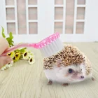 Щетка LeChong для чистки ежа, Массажная щетка для кролика, принадлежит маленькой санитарной чистящей щетке для домашних животных