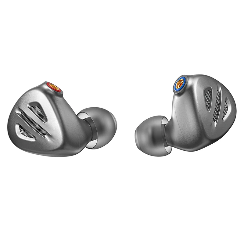 FiiO FH9 Hi-Res 1DD+6BA Drivers In-ear HIFI Earphone IEM Earbuds With MMCX High-Purity Pure Silver Cable 2.5/3.5/4.4mm 3 Plug - купить по