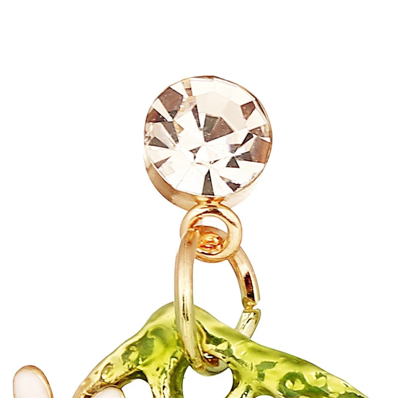 Женские металлические серьги Muylinda модные свисающие в виде цветка эмалированной