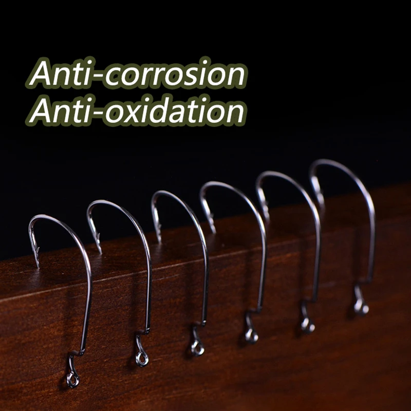 10pcs/lot High-carbon Steel Fishing Hooks Offset Wide Crank Hook Worm Fishhooks Lure Softjerk 6#-5/0 Tackle 2021 |