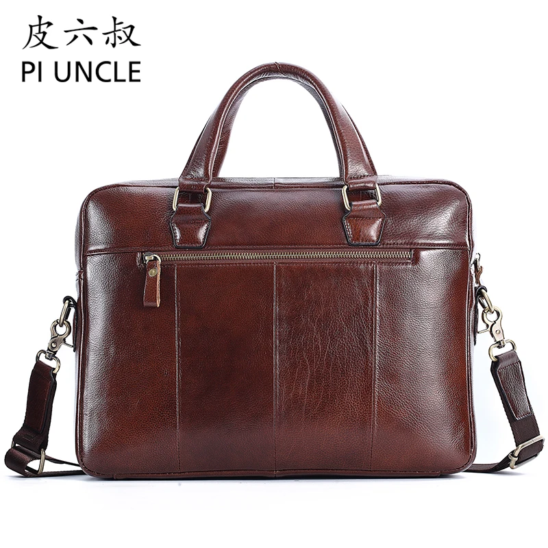 Портфель мужской из натуральной кожи винтажный мессенджер через плечо для