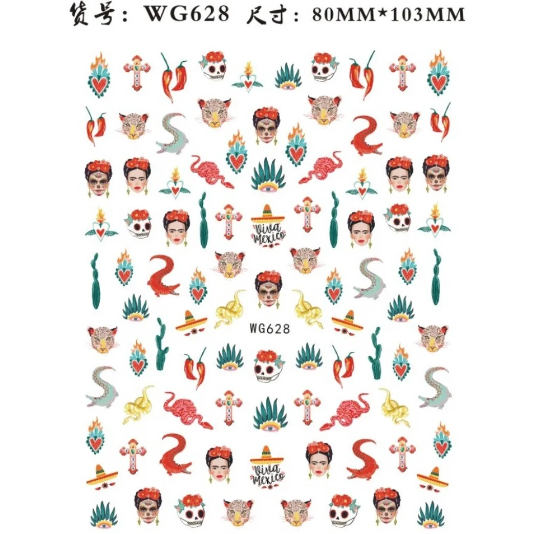 

New An Manicure Sticker Nail Film Xingyue Nail Decal Transfer Slider Nail DIY Art Paper Decoration Trimming Watermark Decal