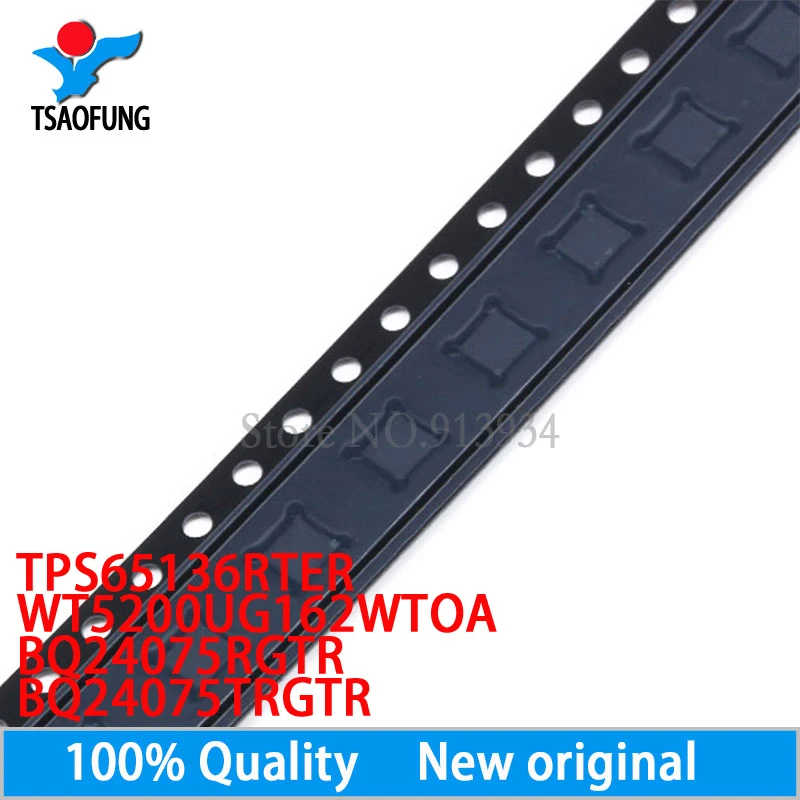 Новинка оригинальный TPS65136RTER TPS65136RTET CCO TPS65136 WT5200UG162WTOA WT5200 5200 BQ24075RGTR CDU BQ24075TRGTR OEC QFN16 5