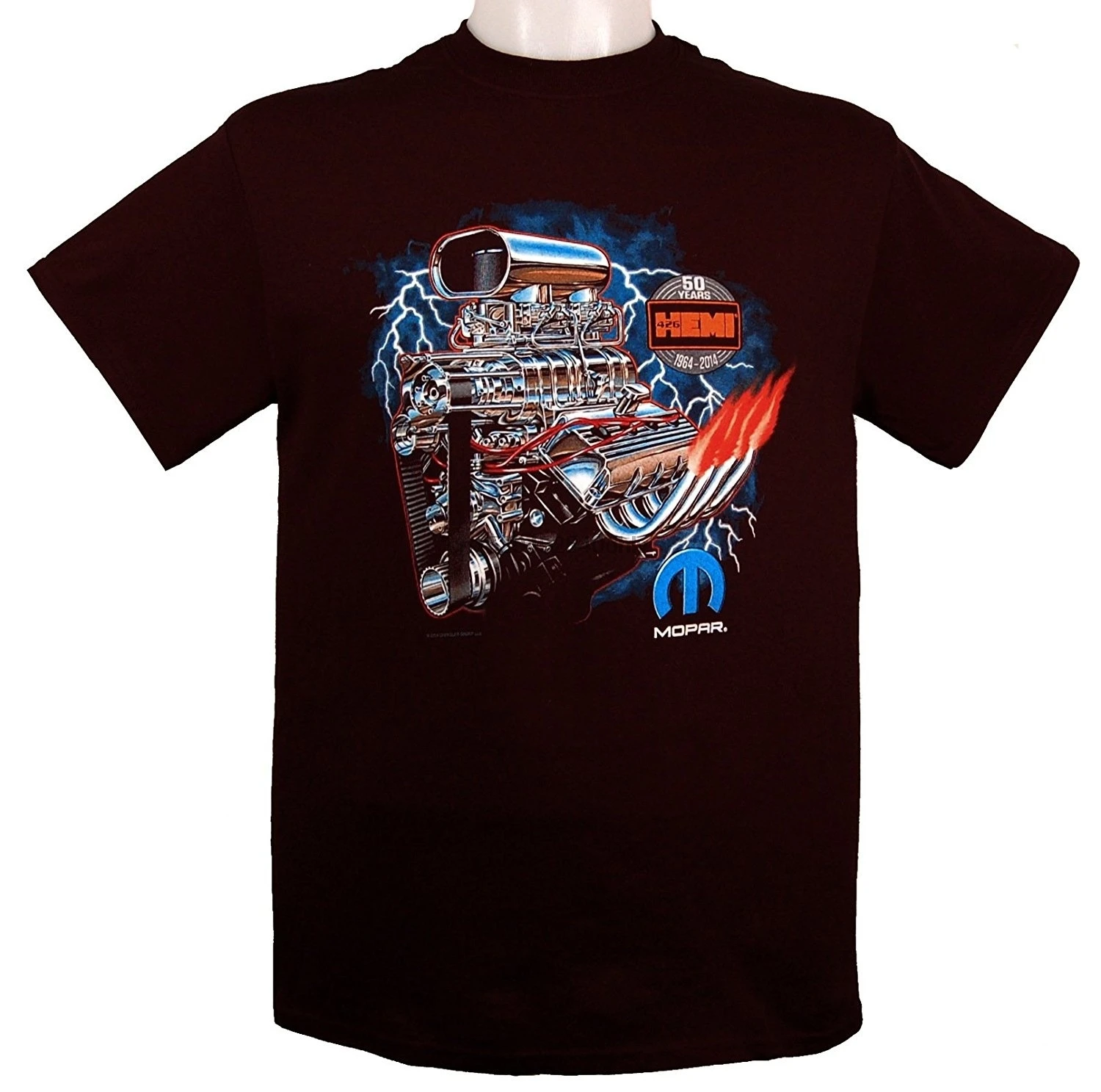 

Mopar Supercharged 426 Hemi EngineT-Shirt 100% Cotton