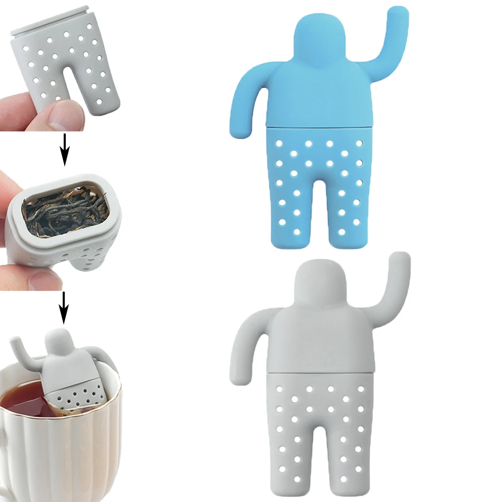 Ситечко для заваривания чая силиконовое с фильтром из мешок-сито листьев |