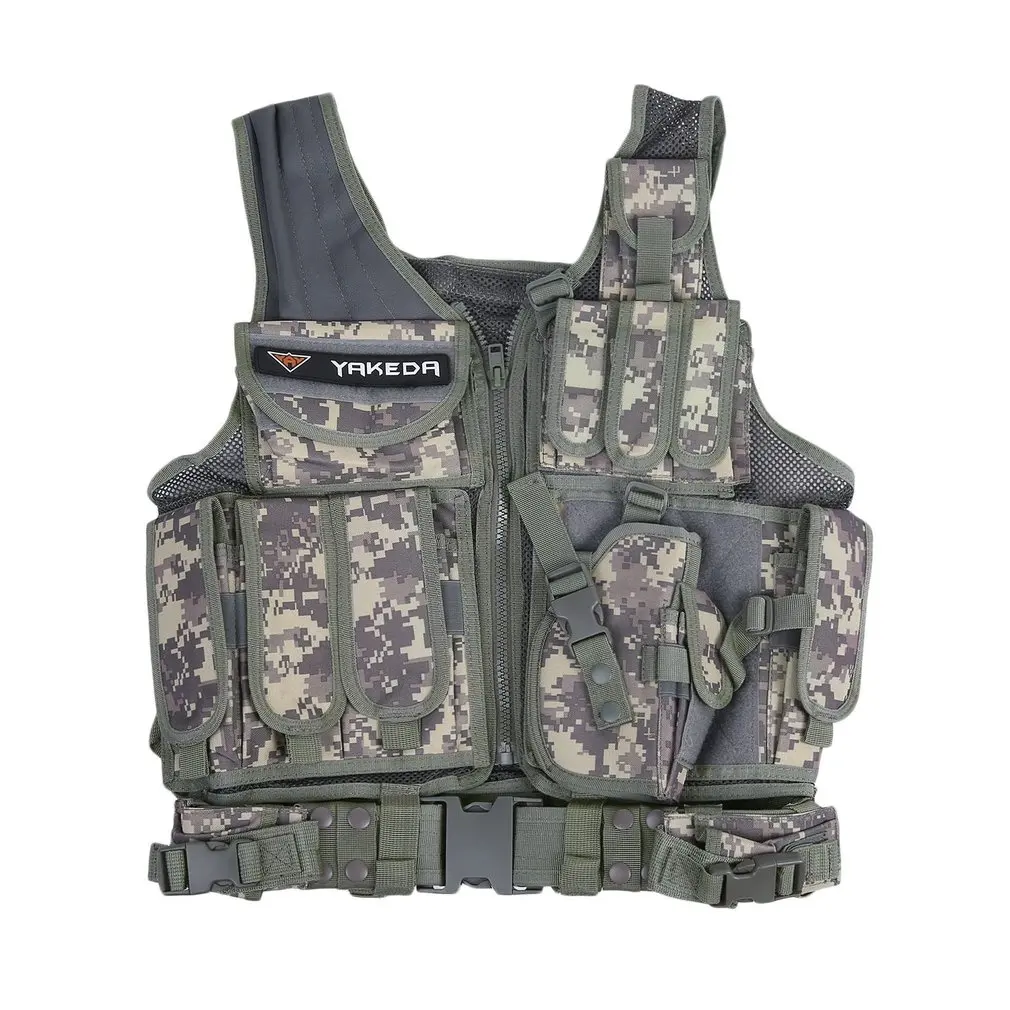 Men's Military Tactical Vest Military Molle Combat Assault Plate Carrier Vest CS Outdoor Clothing Hunting Vest