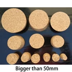 Стеклянная бутылка, деревянная крышка, пробка для бутылки вина, штепсельная вилка, емкость для пудинга для пива, 50-100 мм, на заказ