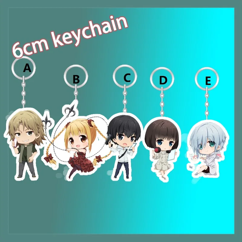 

Darwin's Game Sudou Kaname Karino Shuka Anime Acrylic Keychain Strap Figure 6cm