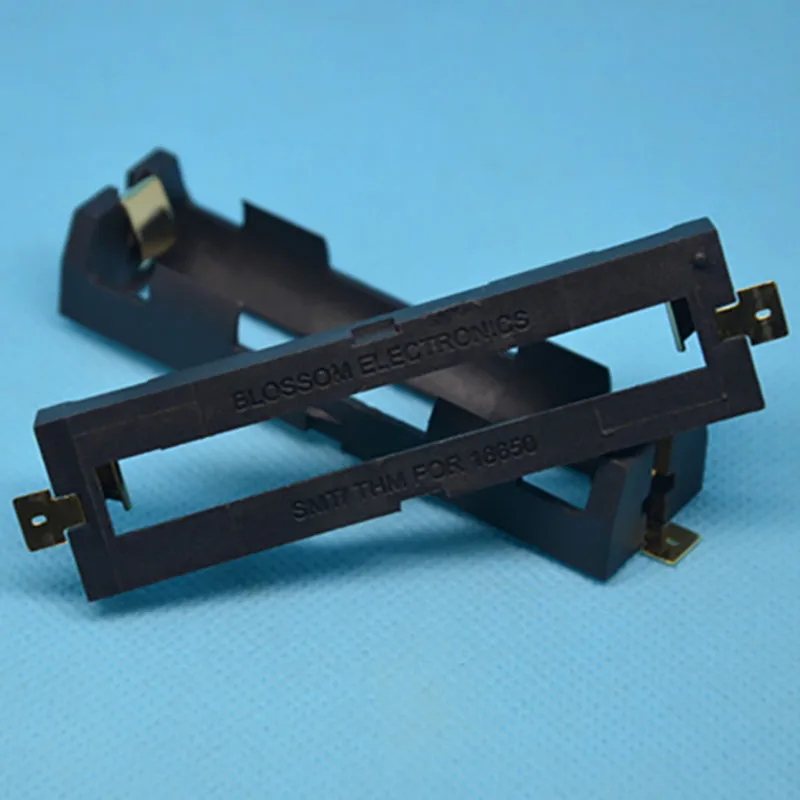 2x 18650 Батарейный держатель SMD SMT Корпус для батарей Хорошее хранение коробки W/ Бронзовые штыри E-сигарета аккумуляторная оболочка.