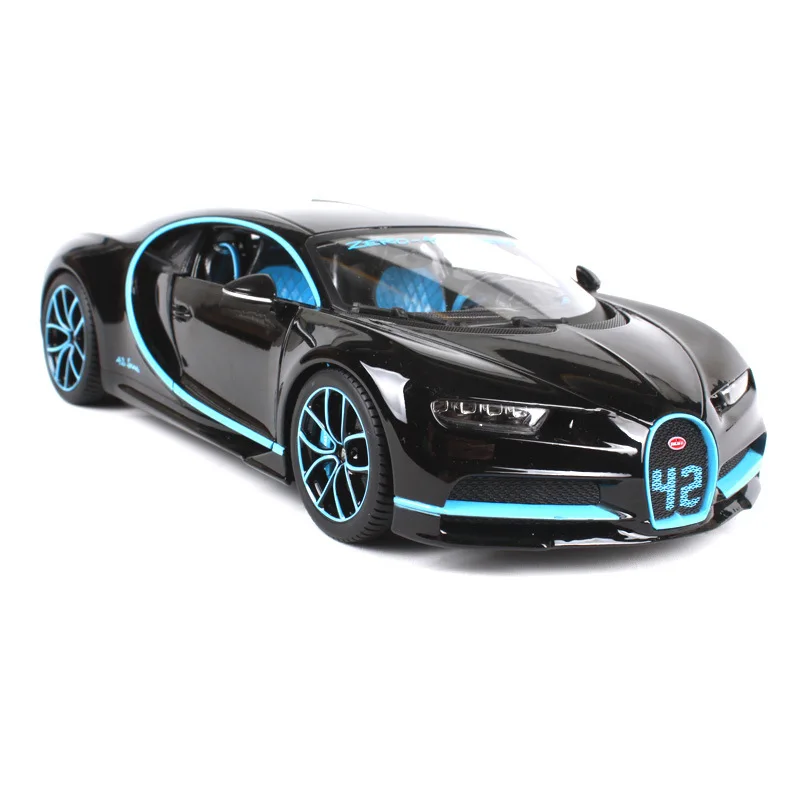 Модель спортивная литая модель Bugatti Chiron Bburago 1/18 1:18 для детей мальчиков и