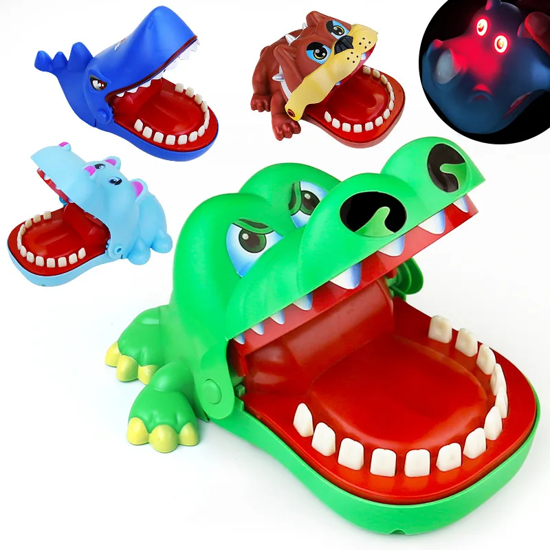 Большой палец укуса крокодил bad dog Акула зуб извлечение Бегемот аккуратный весь