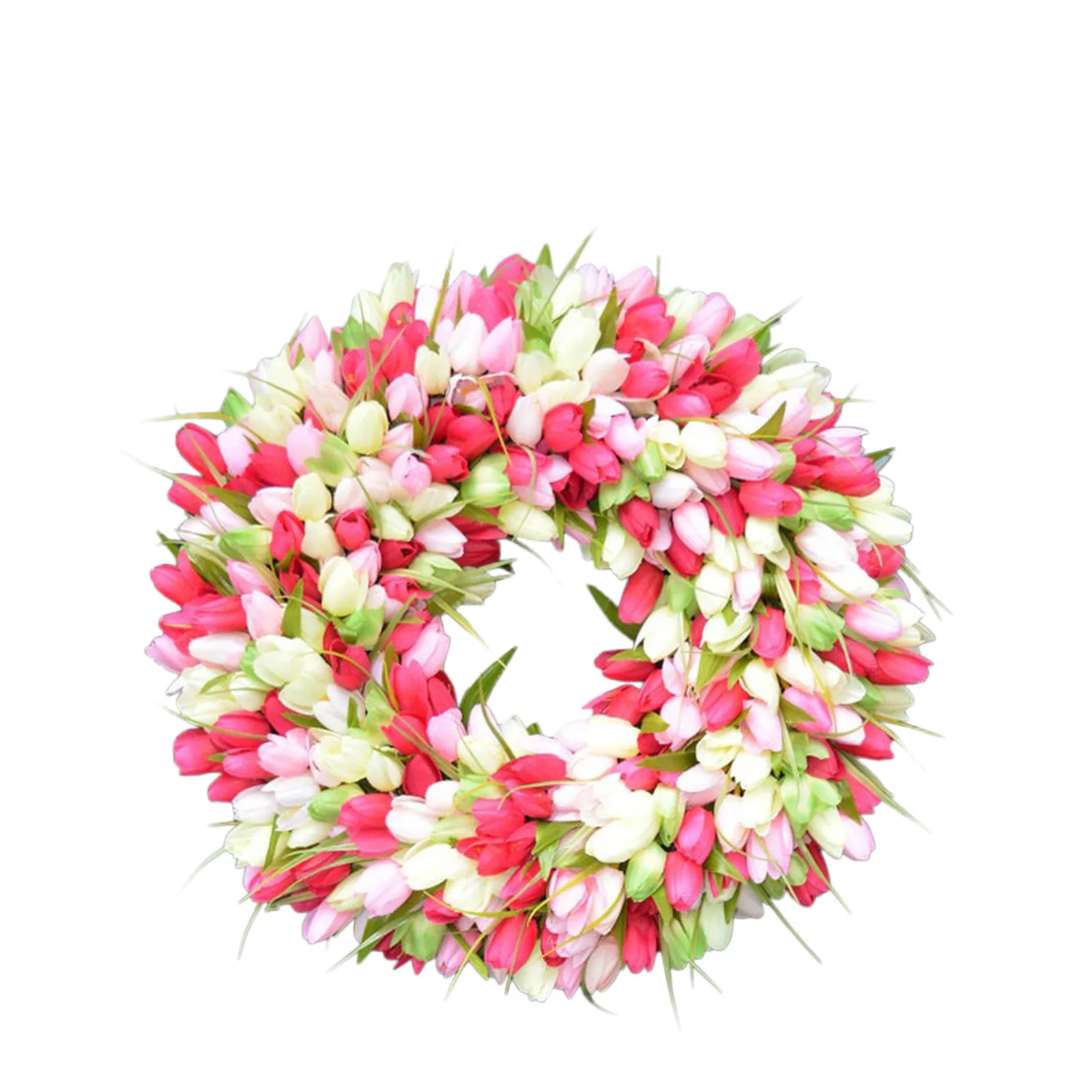 

Spring Uropean-style Simulation Garland Rattan Flower Ornament Simulation Wreath