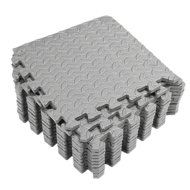 

24Pcs EVA Foam Gym Mat with Interlocking Tiles for Equipment 30X30cm