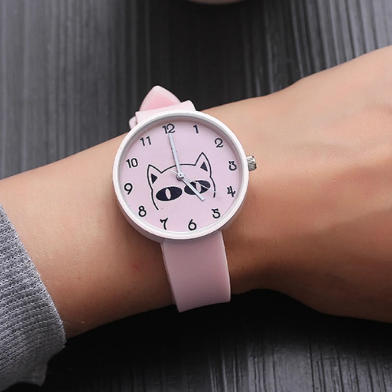 Детские часы женские повседневные силиконовые детские подарки для девочек