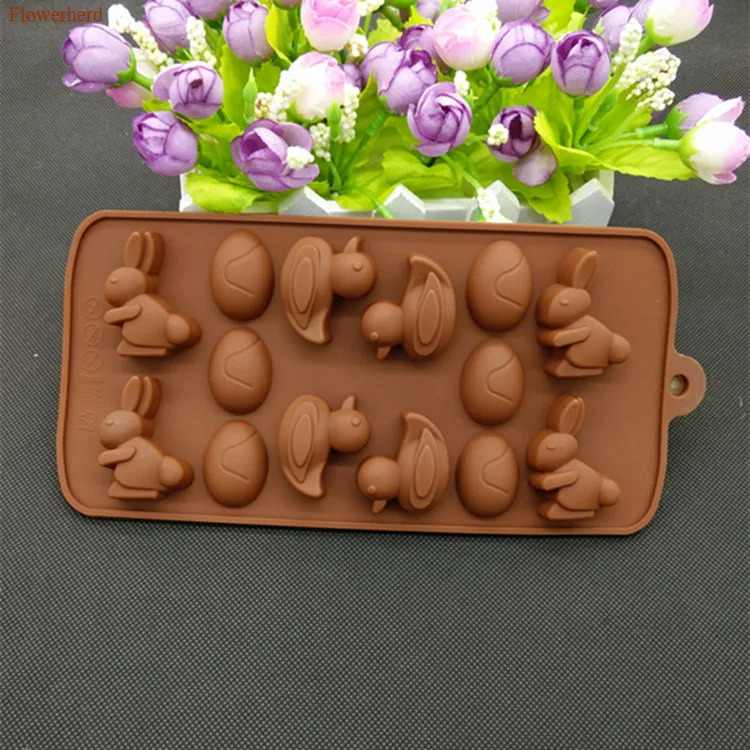 Christmas Gift Box Easter Eggs Animals Silicone Mold Fondant Cake DIY Chocolate Biscuit Handmade Ice Baking Tools | Дом и сад