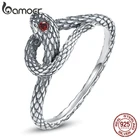 Кольцо серебряное в виде змеи, с греческим мифом