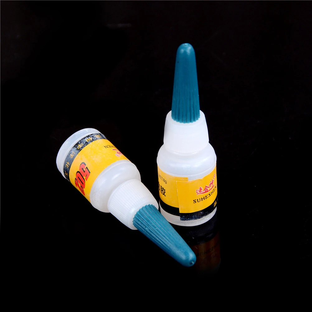 

2Pcs/lot 502 Super Glue Instant Quick-drying Cyanoacrylate Adhesive Strong Bond Fast Crafts Repair