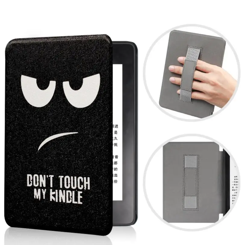 Чехол Gligle handstrap для Amazon kindle Paperwhite 4 корпус электронной книги 1 шт./лот+ пленка для экрана+ сенсорная ручка - Цвет: 7