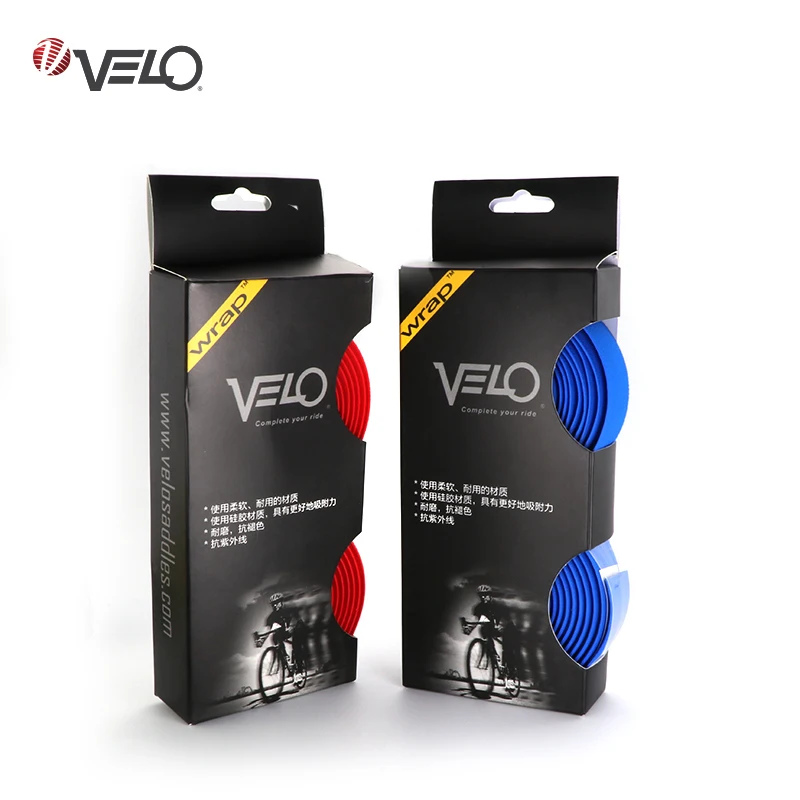 

Velo Bike Wrap Bicycle Rim Tape Speed Road Bike Handlebar Tape Colorful Foam Leather Silicone Shock Absorber Non-slip Strap