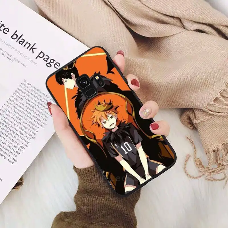 

Hot Anime Volleyball Haikyuu Phone Case For Samsung Galaxy S5 S6 S7 S8 S9 S10 S10e S20 edge plus lite