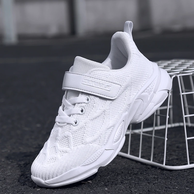 Детские кроссовки для мальчиков дышащая сетчатая спортивная обувь Повседневные