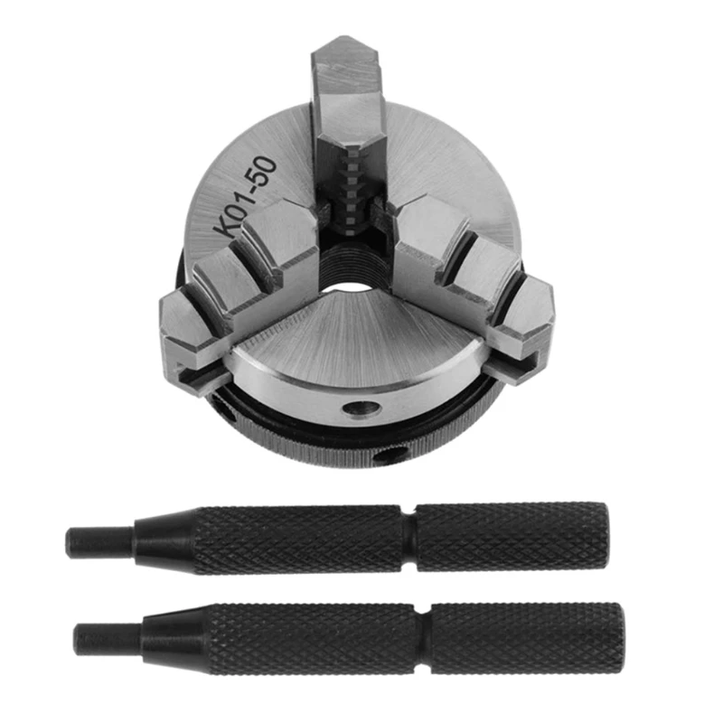

Woodworking Hand Chuck Rod Self Centering Chuck Tool W/Threaded Screw