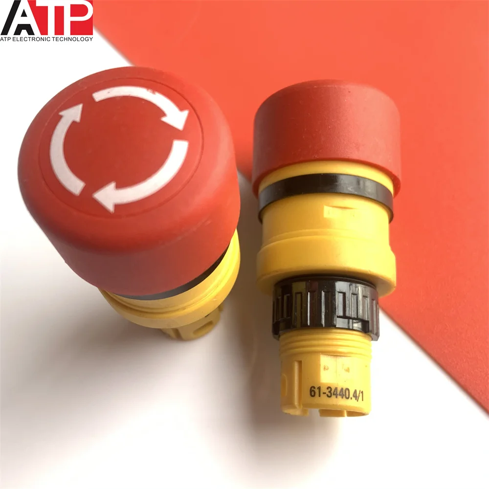 

1PCS 61-3440.4/1 emergency stop switch 61-3440.4-1 button switch genuine goods spot map import welcome to consult and order.
