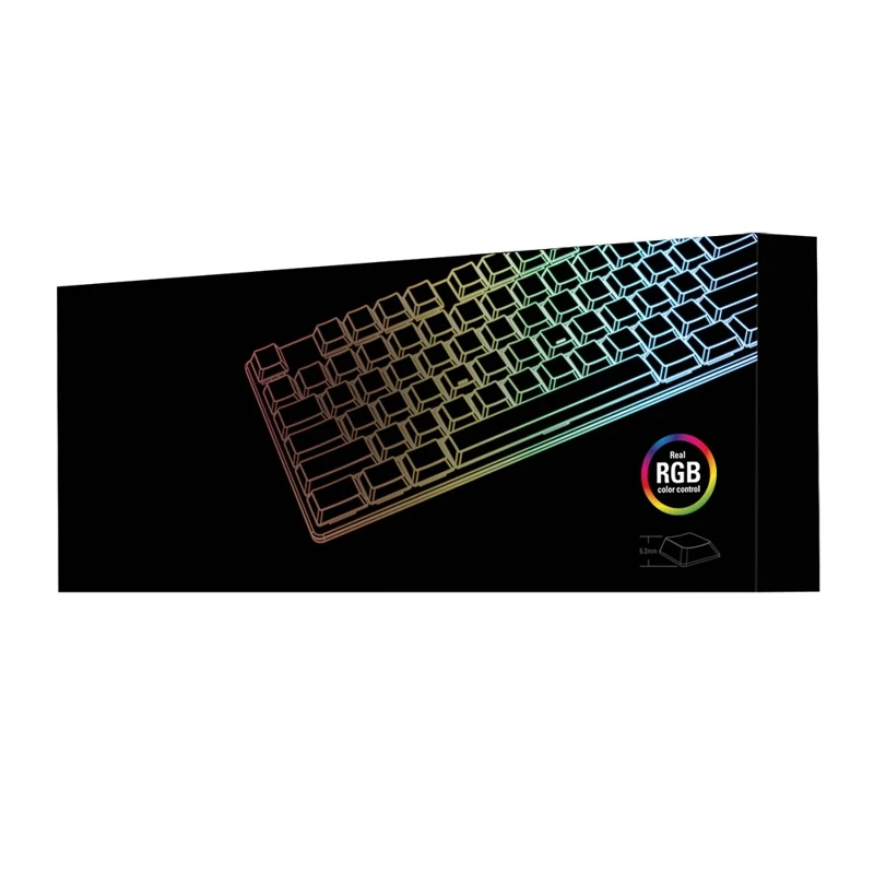 Клавиатура Sharkoon PureWriter TKL RGB Red механическая Kailh проводная подсветка USB цвет: черный