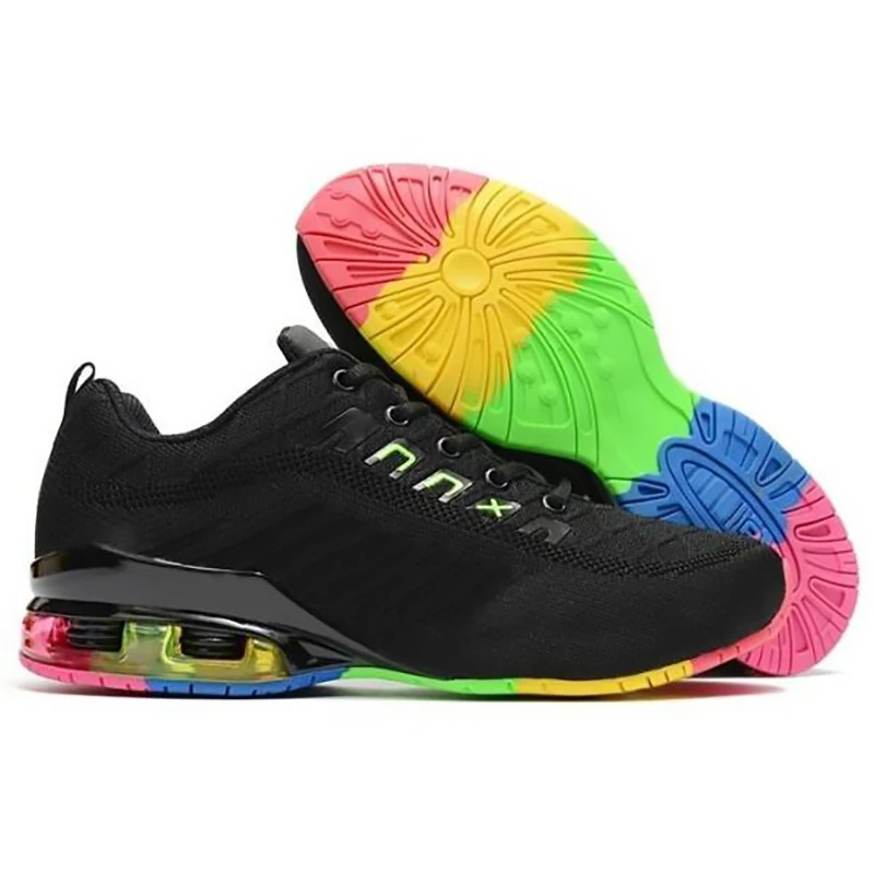 

Fashion Airs Max Shox Reax Run Sunrise Men's and Women's Casual Running Shoes Mesh Breathable Cushioning Luxury Sneakers 36-45