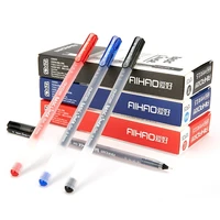 12 pcslot basic liner gel pen classic office school ballpoint pen 0 5mm roller ball color pens stationery canetas escolar fb705