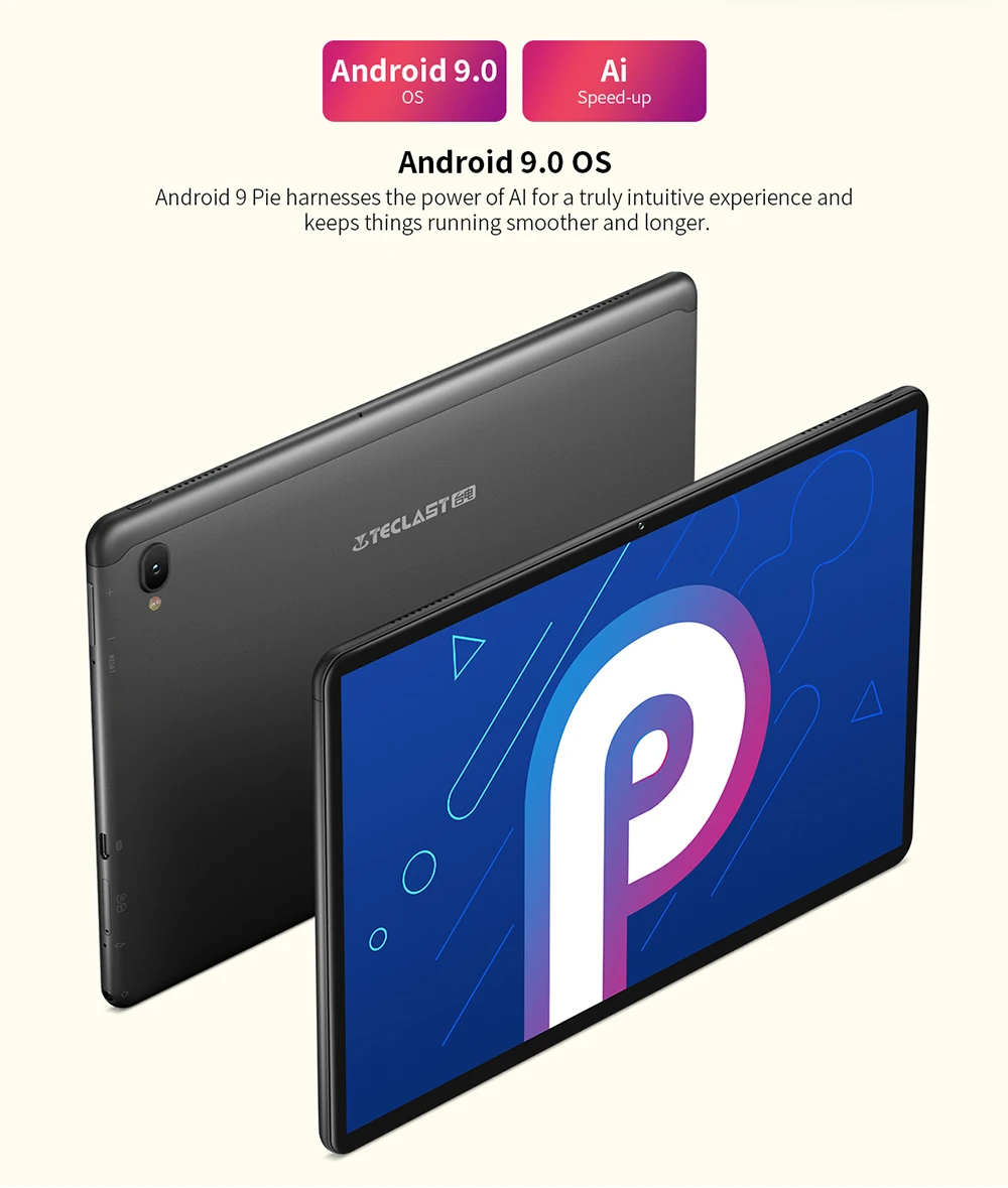 Планшет Teclast T30 Andriod 9,0 4G с функцией телефонных звонков 10," 1920x1200 MTK P70 4 Гб ОЗУ 64 Гб ПЗУ 8000 мАч планшеты ПК Двойная камера gps type-C