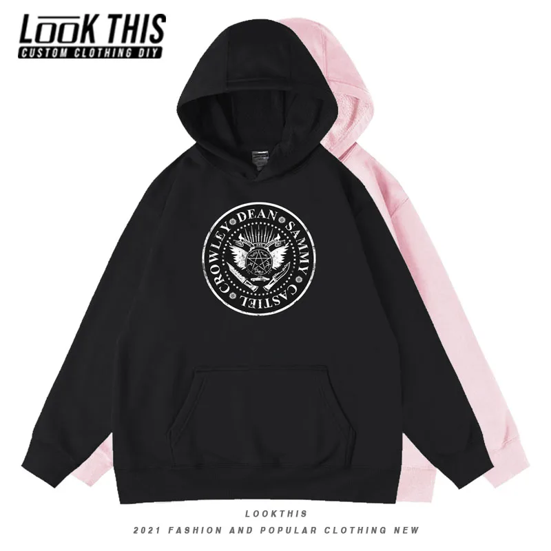 

Tv Show Supernatural Long Sleeve Kids Hoodies Cool Boys/Girls Children's Outerwear Fleece Hooded Sweatshirt Pullover Hoody Tops