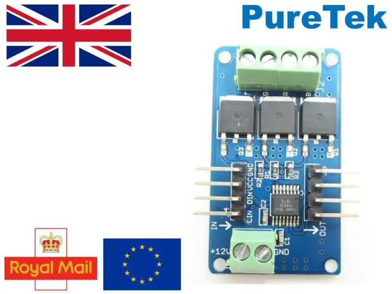 Полноцветный модуль драйвера светодиодной ленты PureTek RGB для Arduino ESP8266