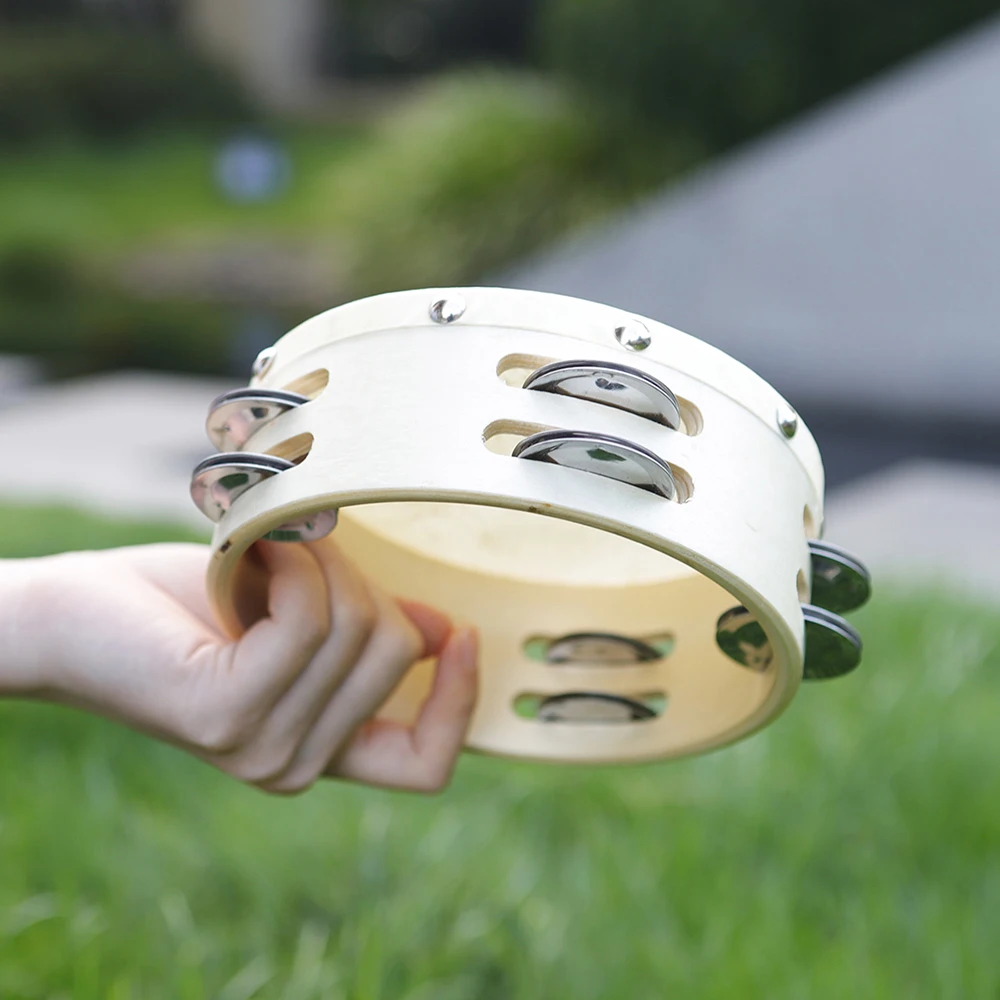 6 дюймов деревянные бубен колокольчик ручной барабан барабанная головка из