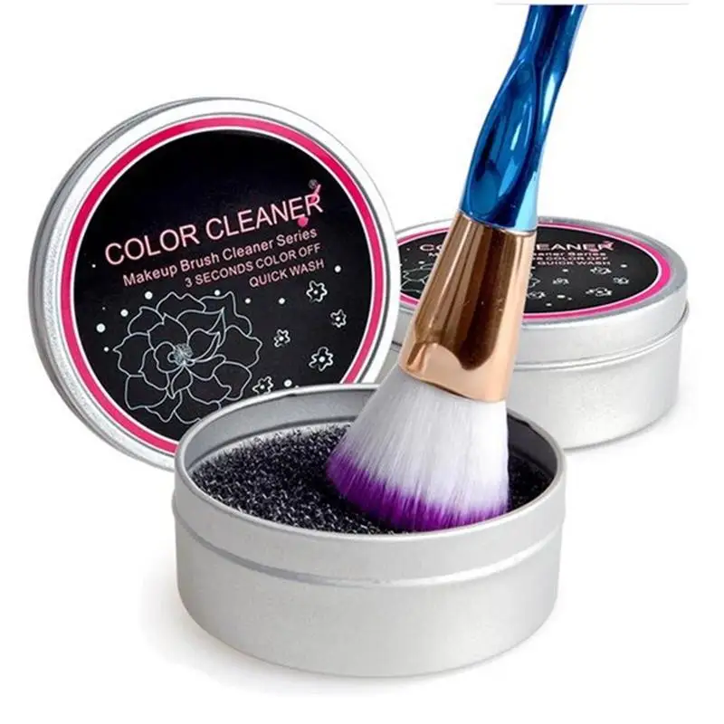 Чистящие коробки для кистей макияжа RUIMIO губка удаления цвета легко удаляет тени