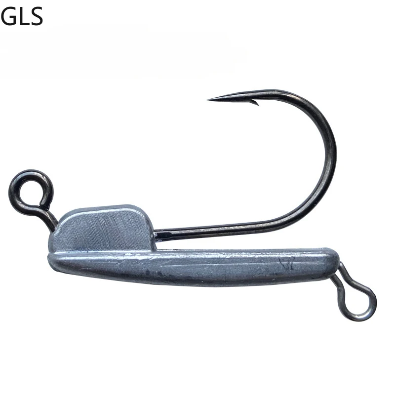 Силиконовая яркость искусственная Мягкая приманка для пресной воды с ложкой