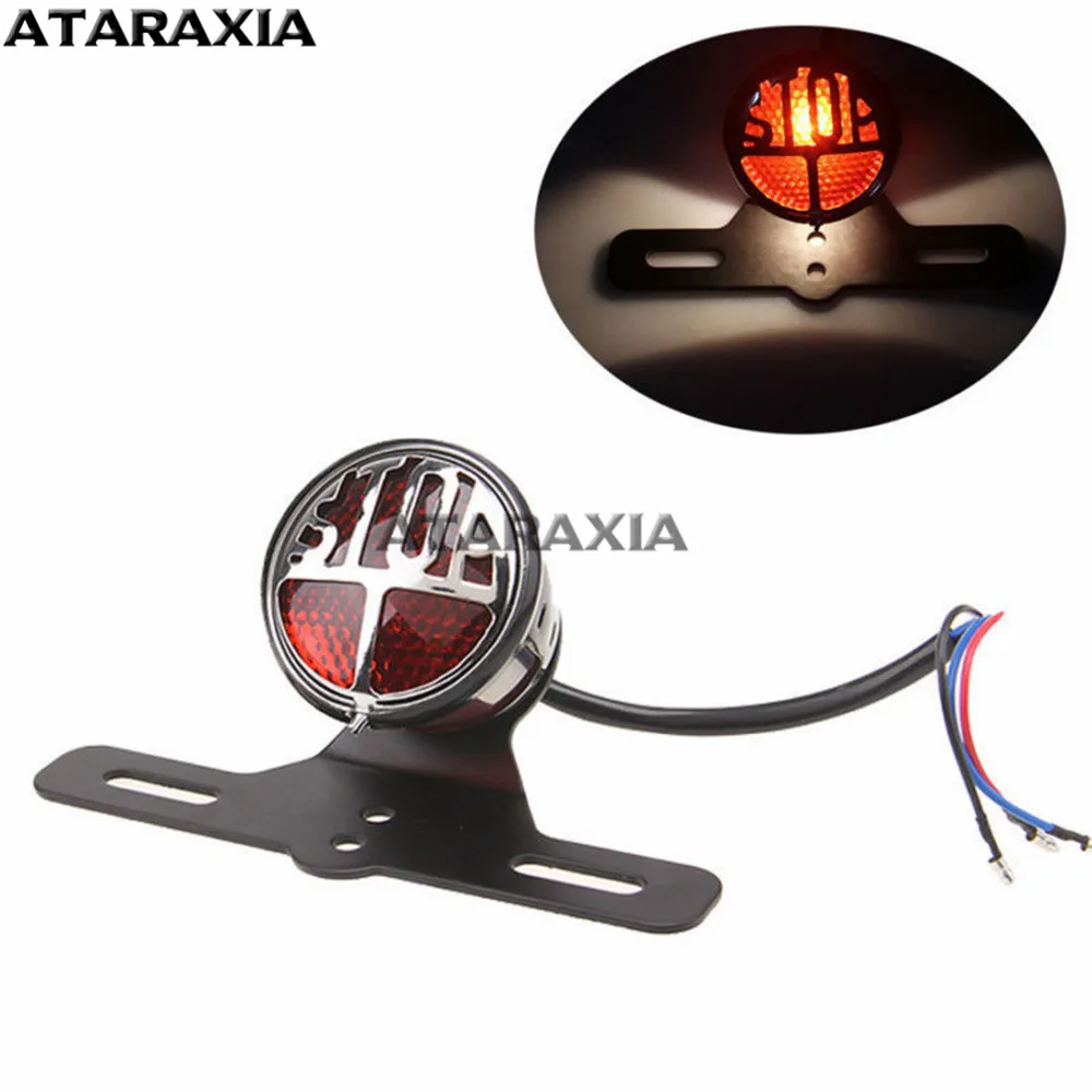 Велосипедный Ретро &quotстоп&quot Миллер задний светильник s номерной знак стоп для