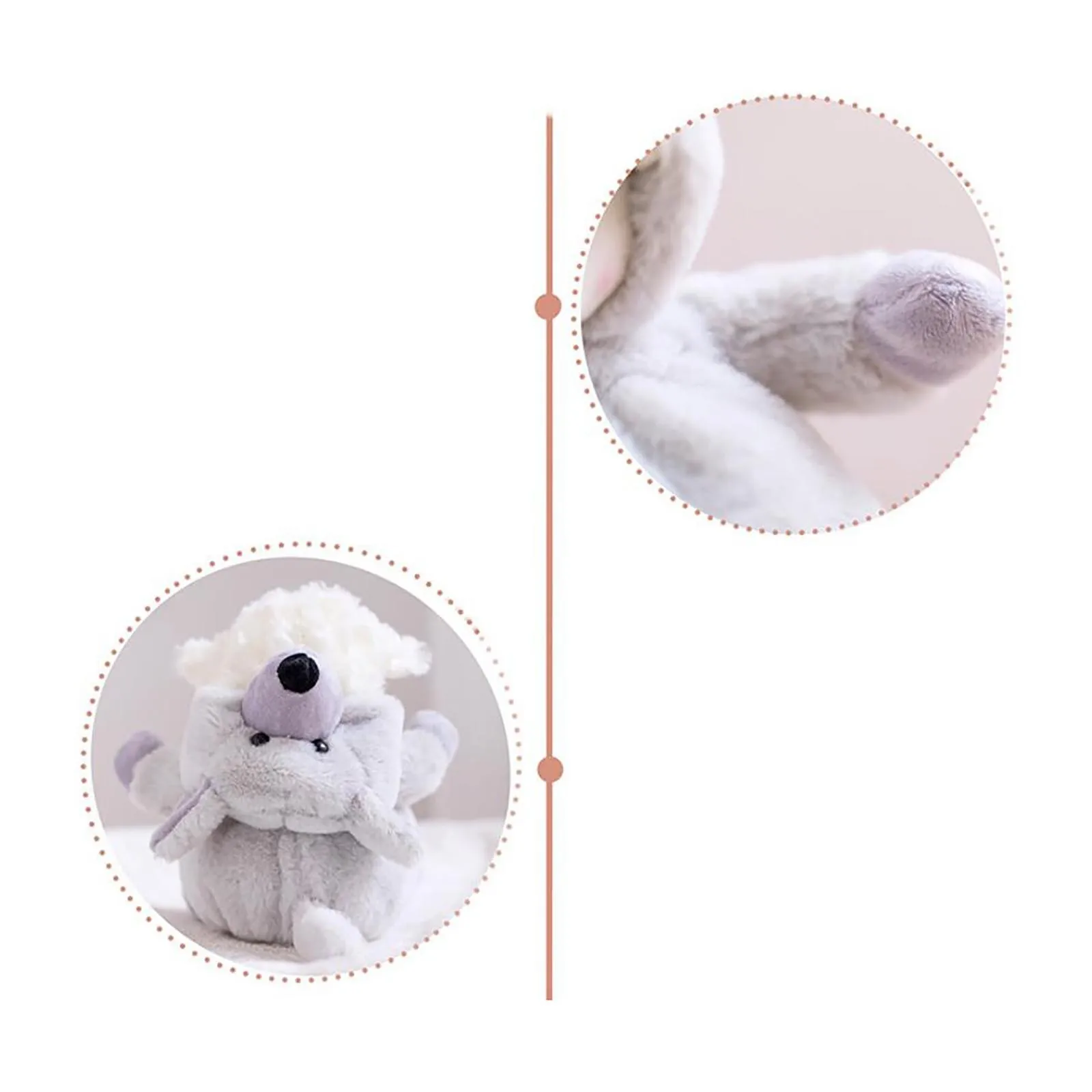 Cute Bunny Stuffed Toy Plush Toys Easter Cuddly Pacify A White Rabbit To Give Children Valentine's Day Holiday Gifts | Игрушки и
