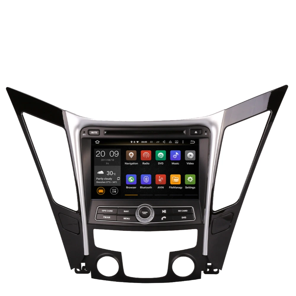Автомобильный GPS-навигатор Android 10 0 для Hyundai Sonata I40 I45 I50 YF 2011-2014 автомобильный
