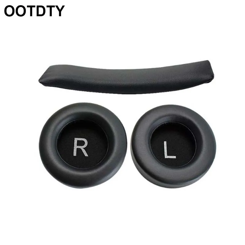 1 комплект мягкая кожаная Ушная Подушка крышка чашки амбушюры повязка на голову