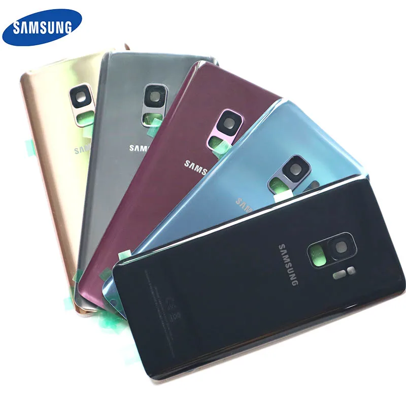 Задняя крышка для samsung S9 Сменный стеклянный корпус Galaxy Plus G965 SM G965F G965FD G960 G960F