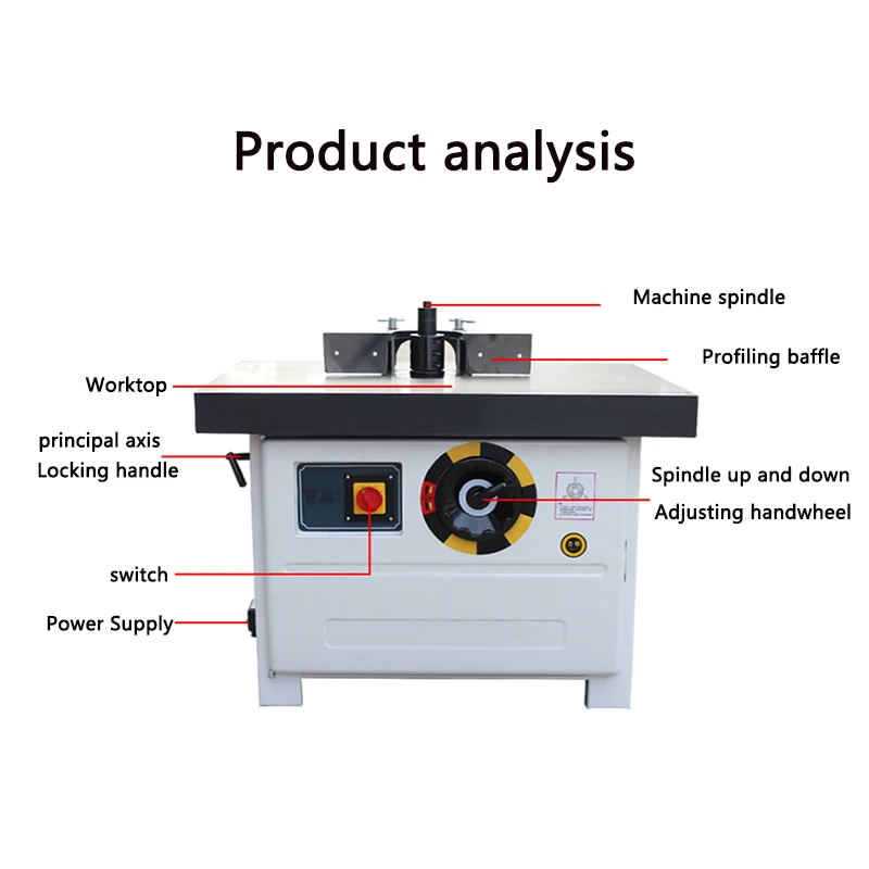 1 шт. вертикальный деревообрабатывающий фрезерный станок 380 В листовая ось MGLXJ-01V с