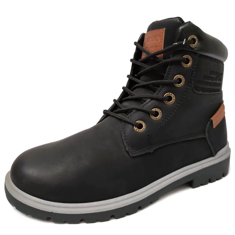 Высокие ботинки Мужские на открытом воздухе противоскользящая зимняя обувь