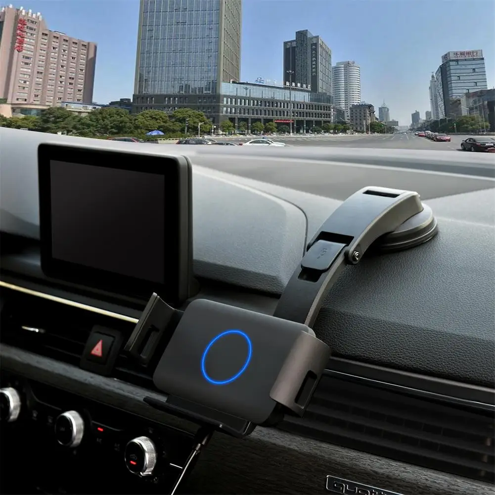 Cargador inalámbrico de coche rápido para Samsung Galaxy Fold Z 2 3, con tapa para IPhone 13, 12 Pro Max, pantalla plegable, soporte de montaje de succión para ventilación de aire