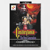 castlevania the new generation 16bit md game card for sega mega drive genesis with retail box